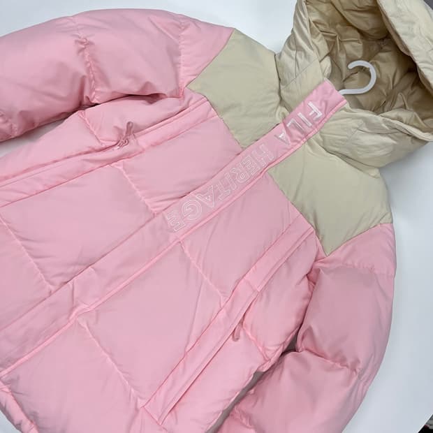 155 휠라 키즈 오리털 패딩