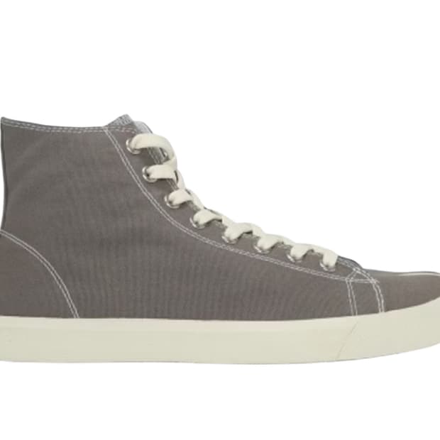 [44] 메종 마르지엘라 타비 하이 하이탑 스니커즈 토프 그레이