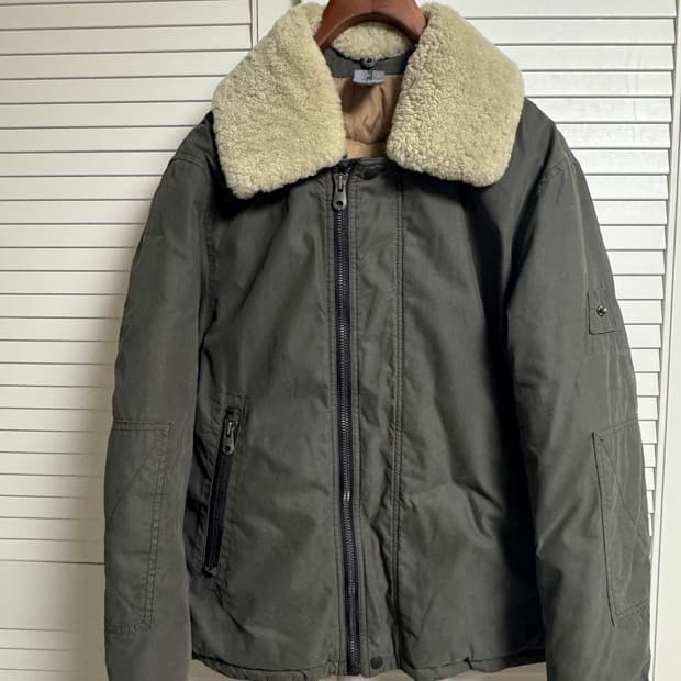 시리즈 라파예트 양털 구스 다운 패딩 100