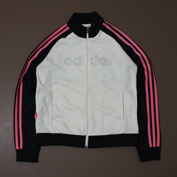 Adidas 아디다스 Y2K 큐빅 핑크 트랙탑 져지 