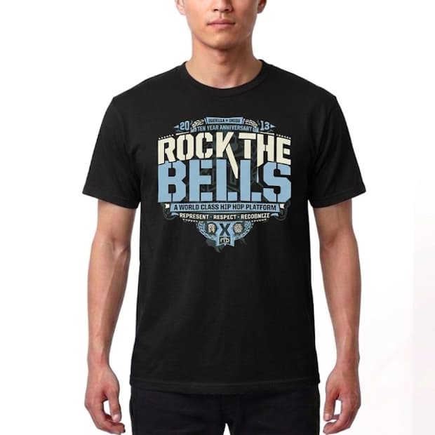 2013년 빈티지 Rock The Bells 힙합 페스티벌 티셔즈