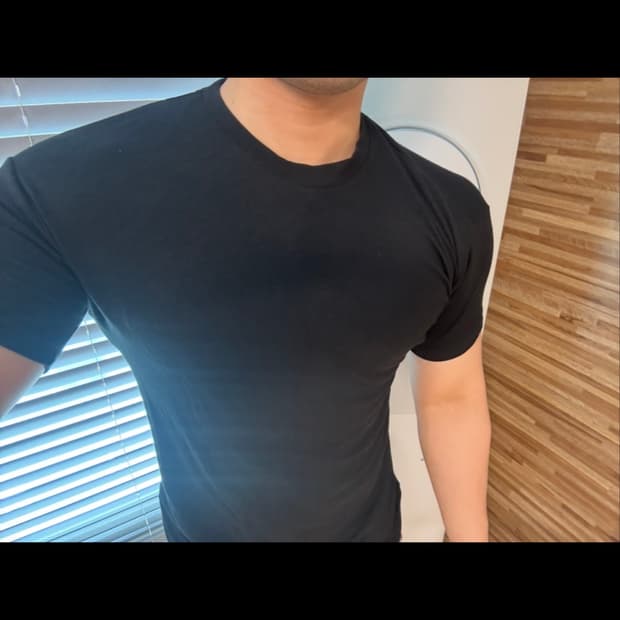 머슬핏 반팔티