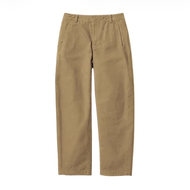 유니클로 저지배럴레그팬츠 베이지 XL