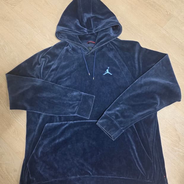 나이키 조던 벨벳 후드티 2XL