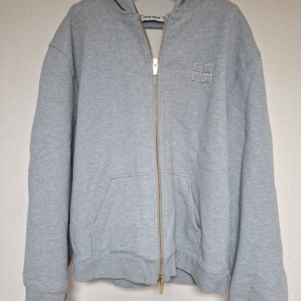 미우미우 오버사이즈 빈티지 후드집업 XL