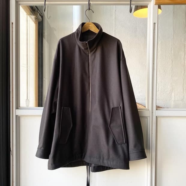 슈테인 stein 멜톤 집 울 하프 코트