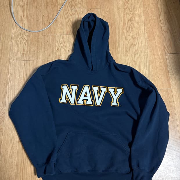길단 미군 navy 후드티
