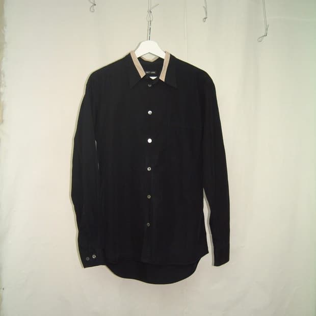 Helmut lang 1996 cotnrast collar shirt
