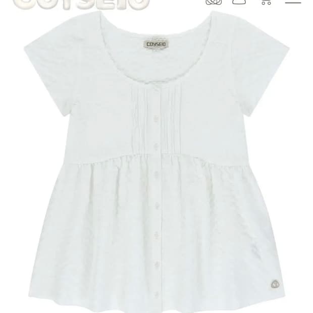 코이세이오 핀턱 블라우스