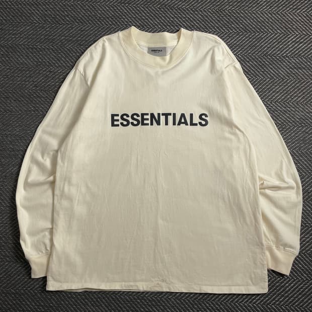 피어오브갓 에센셜 빅로고 박시핏 롱슬리브o 4510