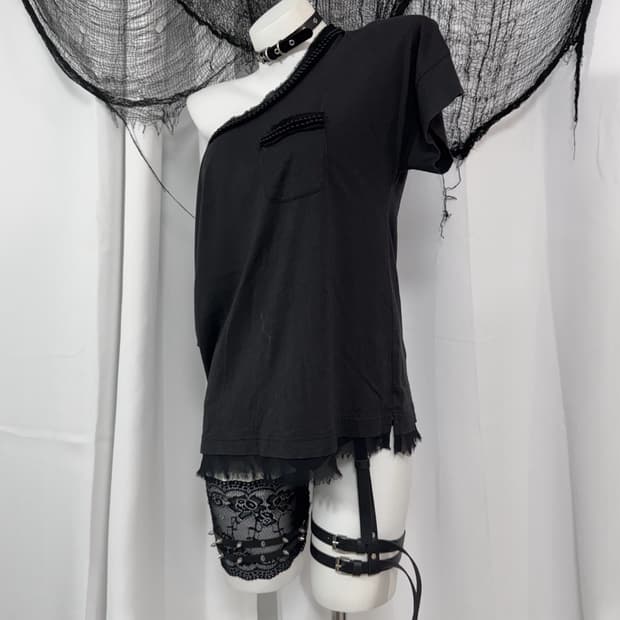 charcoal detail t-shirt