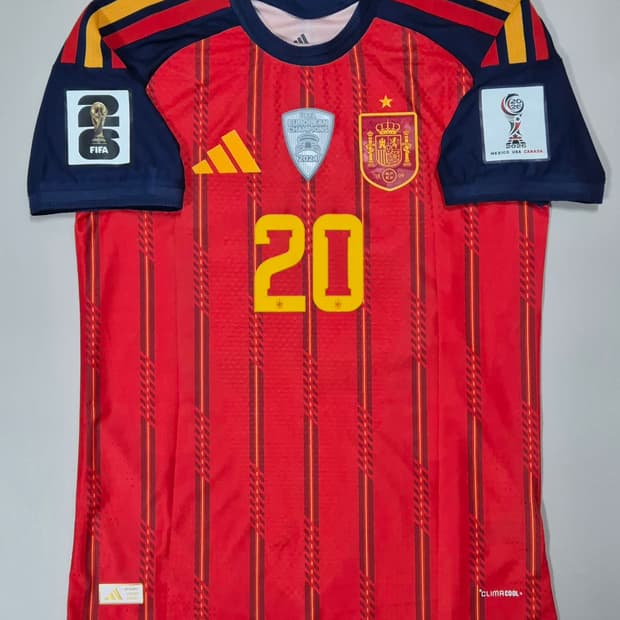 26-28 스페인 국가대표 월드컵 홈킷 페드리 유니폼 L