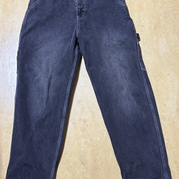 아웃스탠딩 루즈핏 카팬터 블랙진