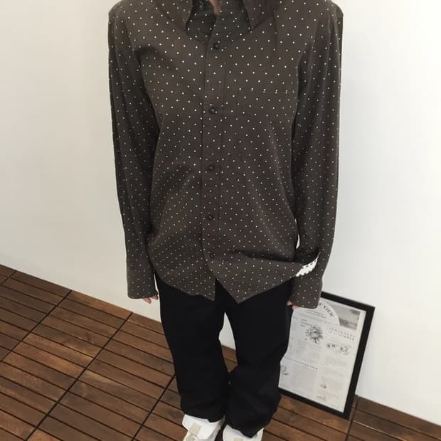 ABAHOUSE Dot Pattern Shirt
