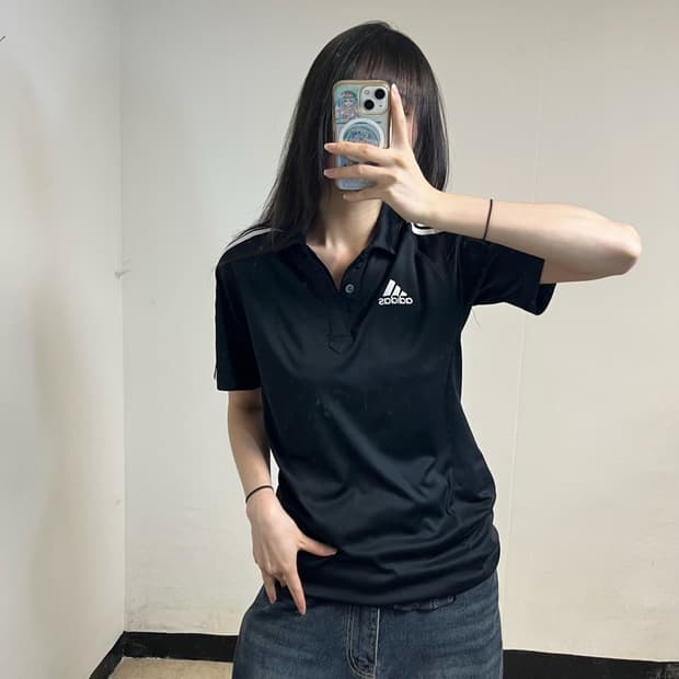 Adidas Performance collar tee