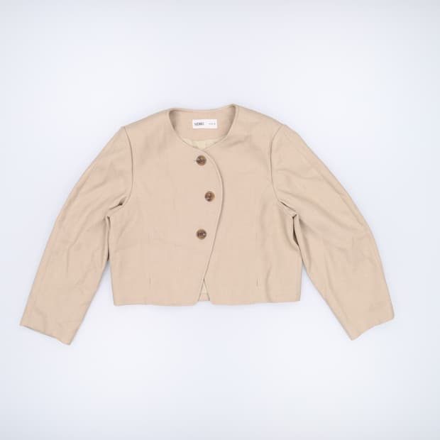 [S] 미쏘 여성 베이지 숏 자켓 1216H1