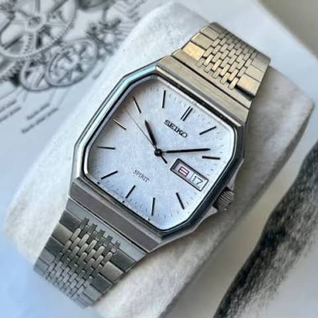 세이코 빈티지 쿼츠 시계 7N93-5000