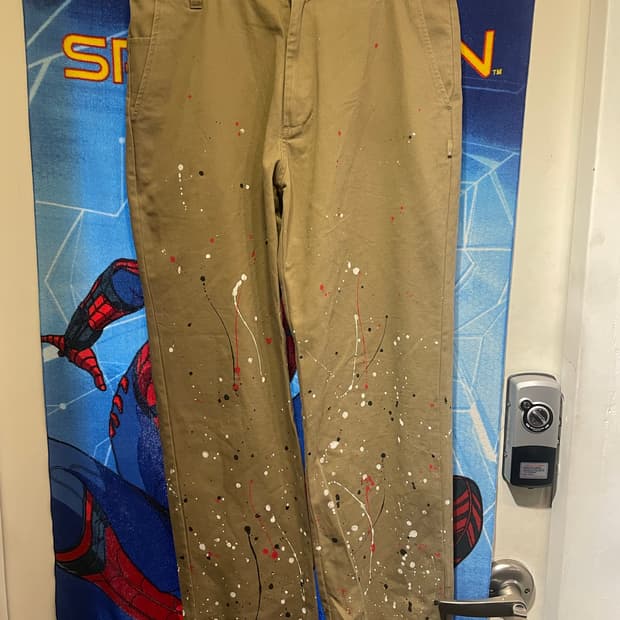 디스이즈네버댓 페인팅  면바지