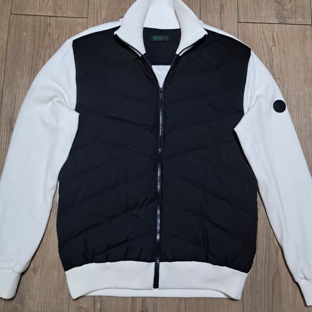 베네통 패딩 니트 집업 남성95 