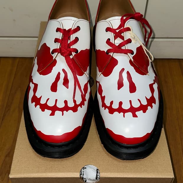 닥터마틴 슈프림 1461 3-Eye 로퍼 레드