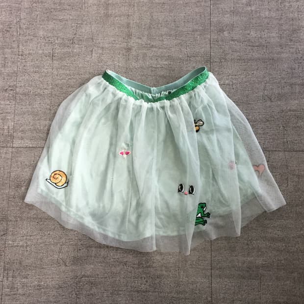 H&m 핀터깔y2k 달천깔페어리 프린세스 백예린 레이어드 샤스커트