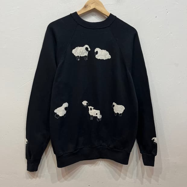 Made in USA TULTEX Sheep Painting Sweat