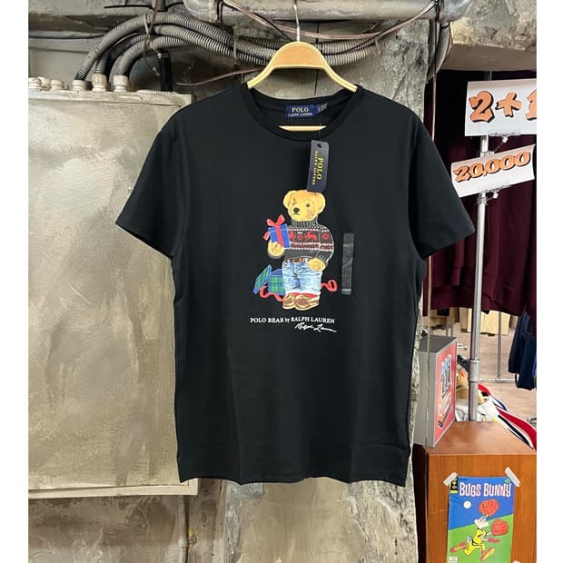 폴로 랄프로렌 베어 반팔티 블랙 L #csz3615