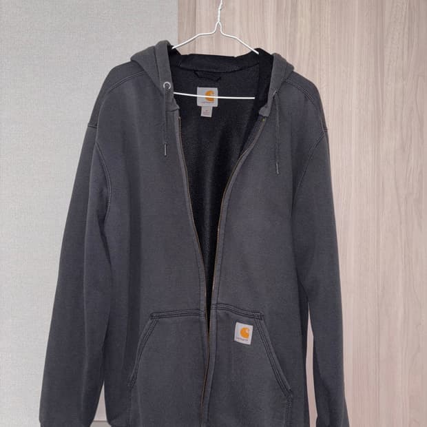 칼하트 써멀 후드집업 차콜그레이 레인디펜더