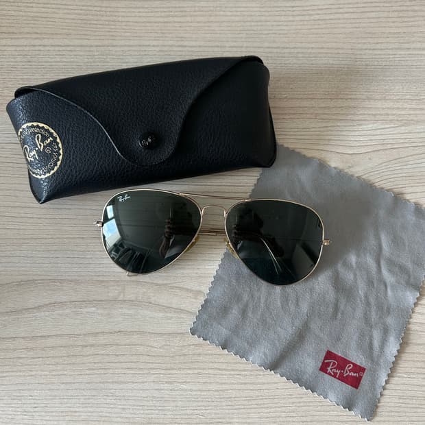 레이벤 아비에이터 라지 메탈 선글라스 RB3026