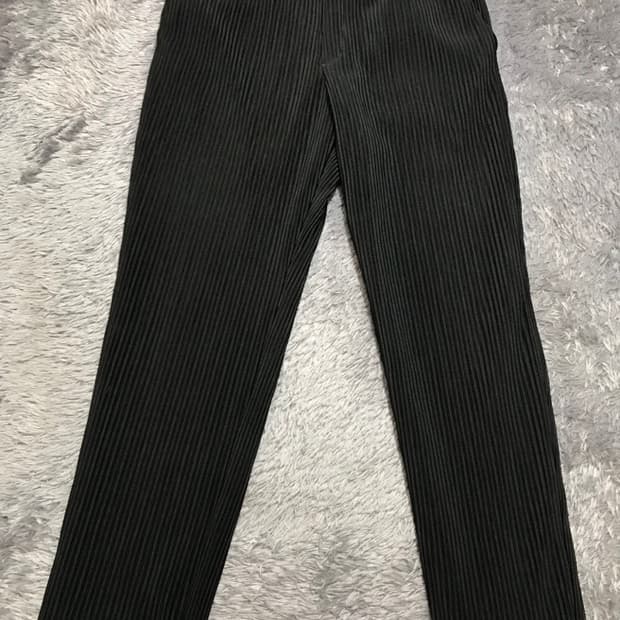 [[M(31), A급] 자라(ZARA) 블랙 플리츠 팬츠p279