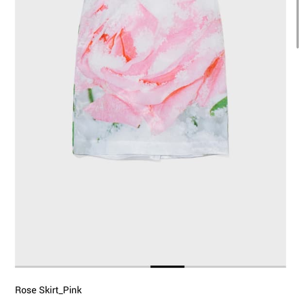 누아누 Rose skirt