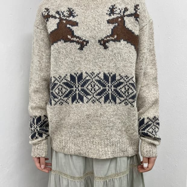 울100 노르딕 니트