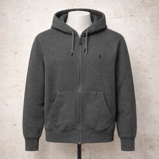 폴로 빈티지 그린포니 후드집업