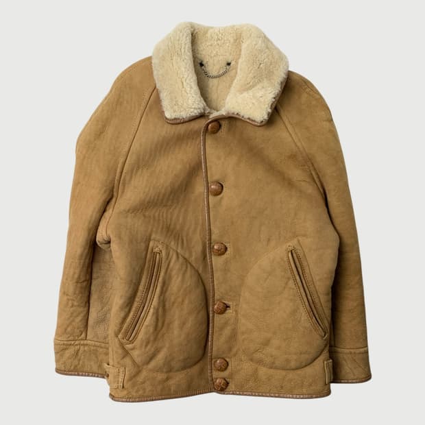 [34/정품] 빈티지 여성 양가죽 무스탕