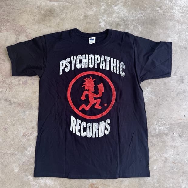 Psychopathic Records anvil 빈티지 반팔
