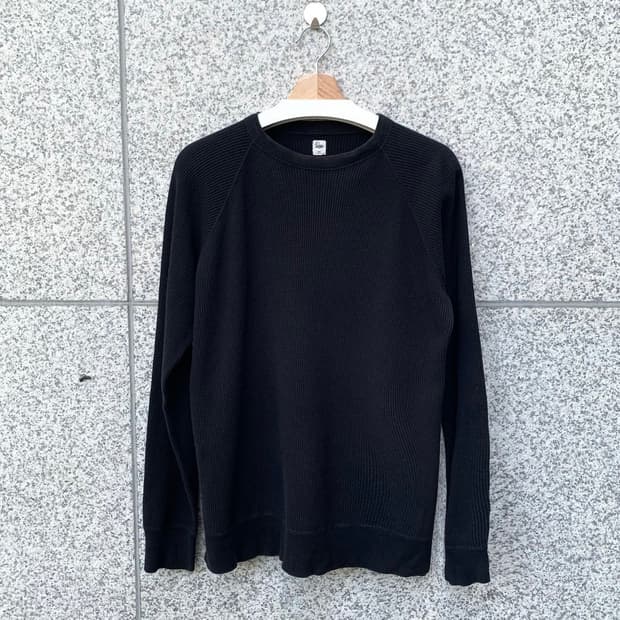 캡틴선샤인 레글런 와플 스웨트 셔츠