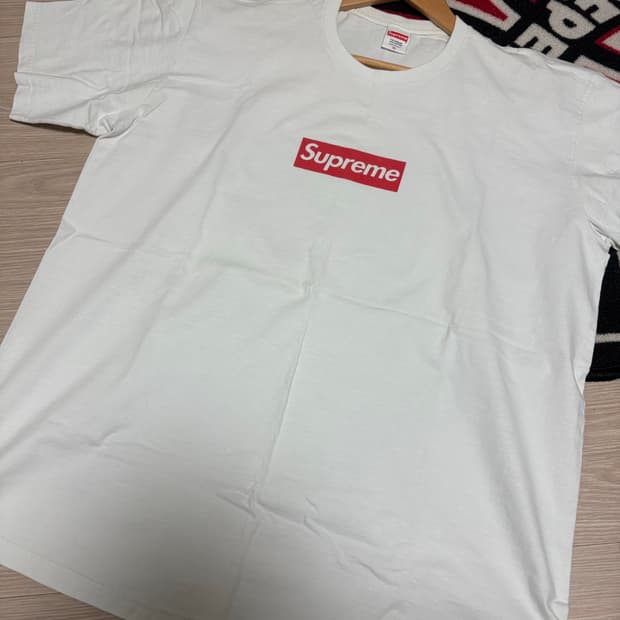 슈프림 웨스트 할리우드 박스로고 반팔 XL