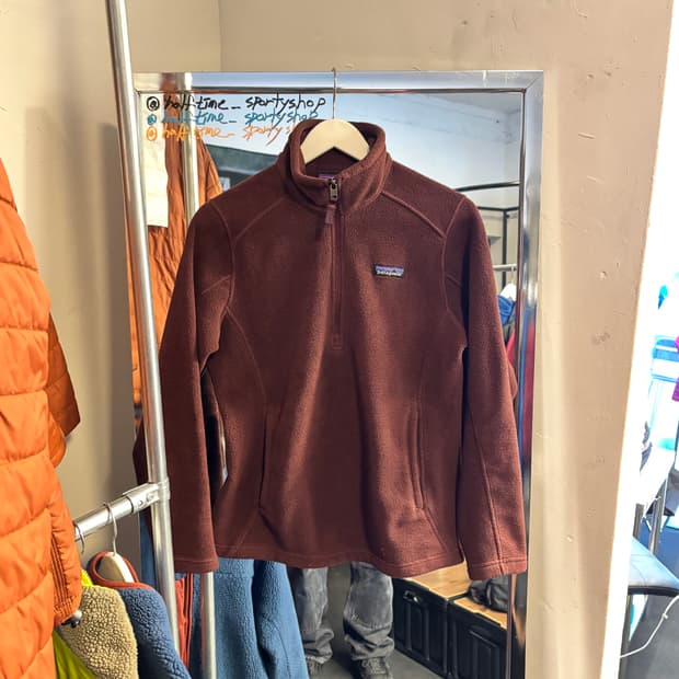 파타고니아 반집업 플리스 