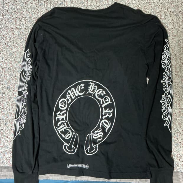 크롬하츠 홀스슈 플로랄 롱슬리브 사이즈 XL