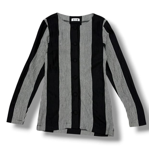 Issey Miyake 이세이미야케  스트라이프 니트 가디건