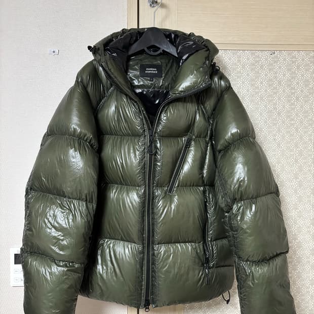 무신사 시티 레저 시어 립스탑 다운 L