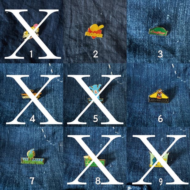 빈티지 핀 뱃지