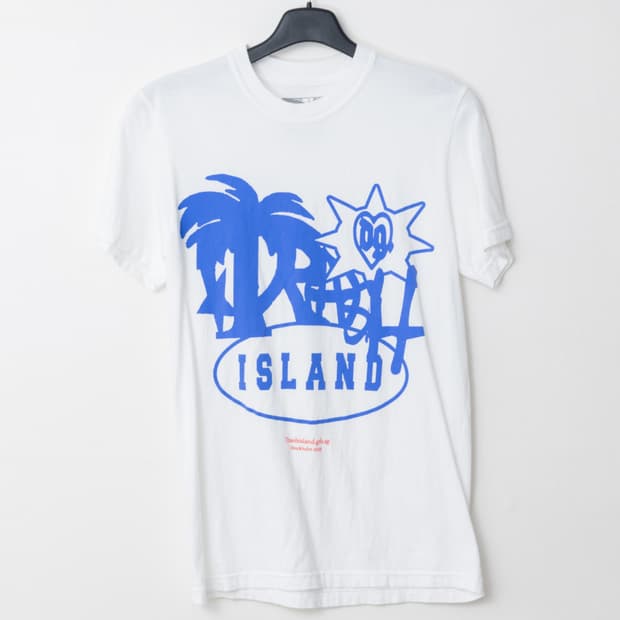 2025 Bladee Trash Island Tee White