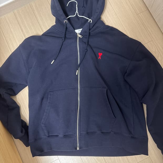 아미 후드집업 네이비 사이즈M