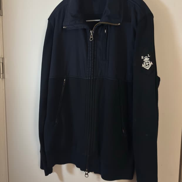 폴로랄프로렌 네이비 집업 가디건