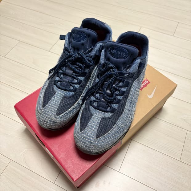 (275) 나이키 리바이스 에어맥스 95 옵시디언