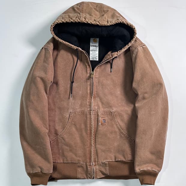 칼하트 J130 캔버스 후드 엑티브 자켓  