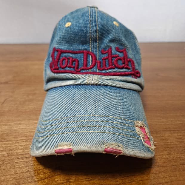 본더치 데님 볼캡 모자
