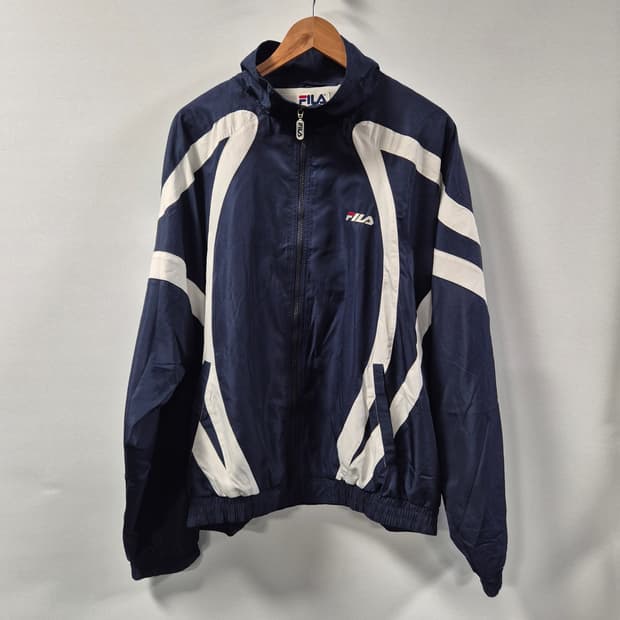 [XXL] FILA휠라 올드스쿨 레트로  바람막이 (상태S급)