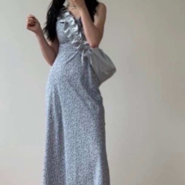 루루서울 원피스 Water Lily Slim Fit Dress